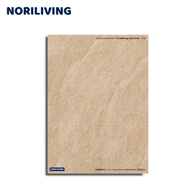 Seidenmatte Wandverkleidung mit Lackveredelung von NORILIVING Seidenmatte Wandverkleidung von NORILIVING mit Lackveredelung in Beige