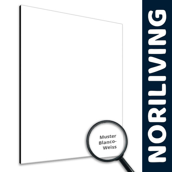 Muster Blanco-Weiß - NoriLiving Dekorplatte Dekorplatte von NoriLiving in der Farbe Blanco-Weiß mit vergrößerter Musteransicht