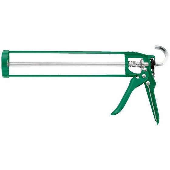 Robuste Kartuschenpresse für präzises Arbeiten Grüne Kartuschenpresse für Dichtstoffe und Kleber